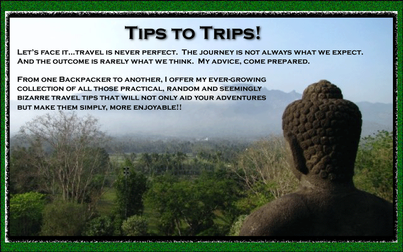 Picture tips to trips, travel tips picture, picture of travel tips